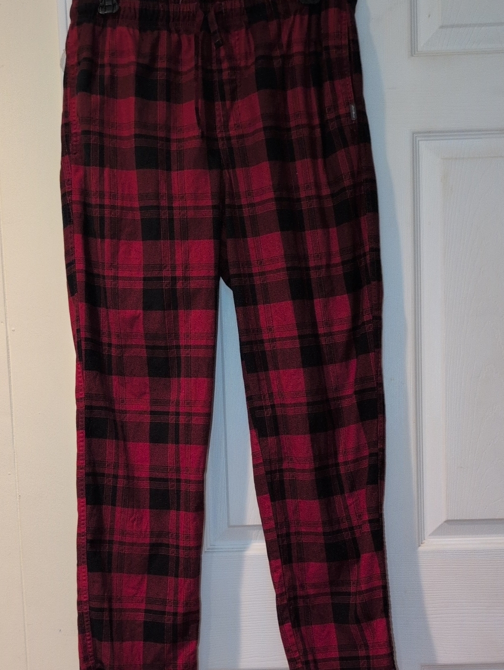 Eddie Bauer Red and Black Plaid PJ Bottoms